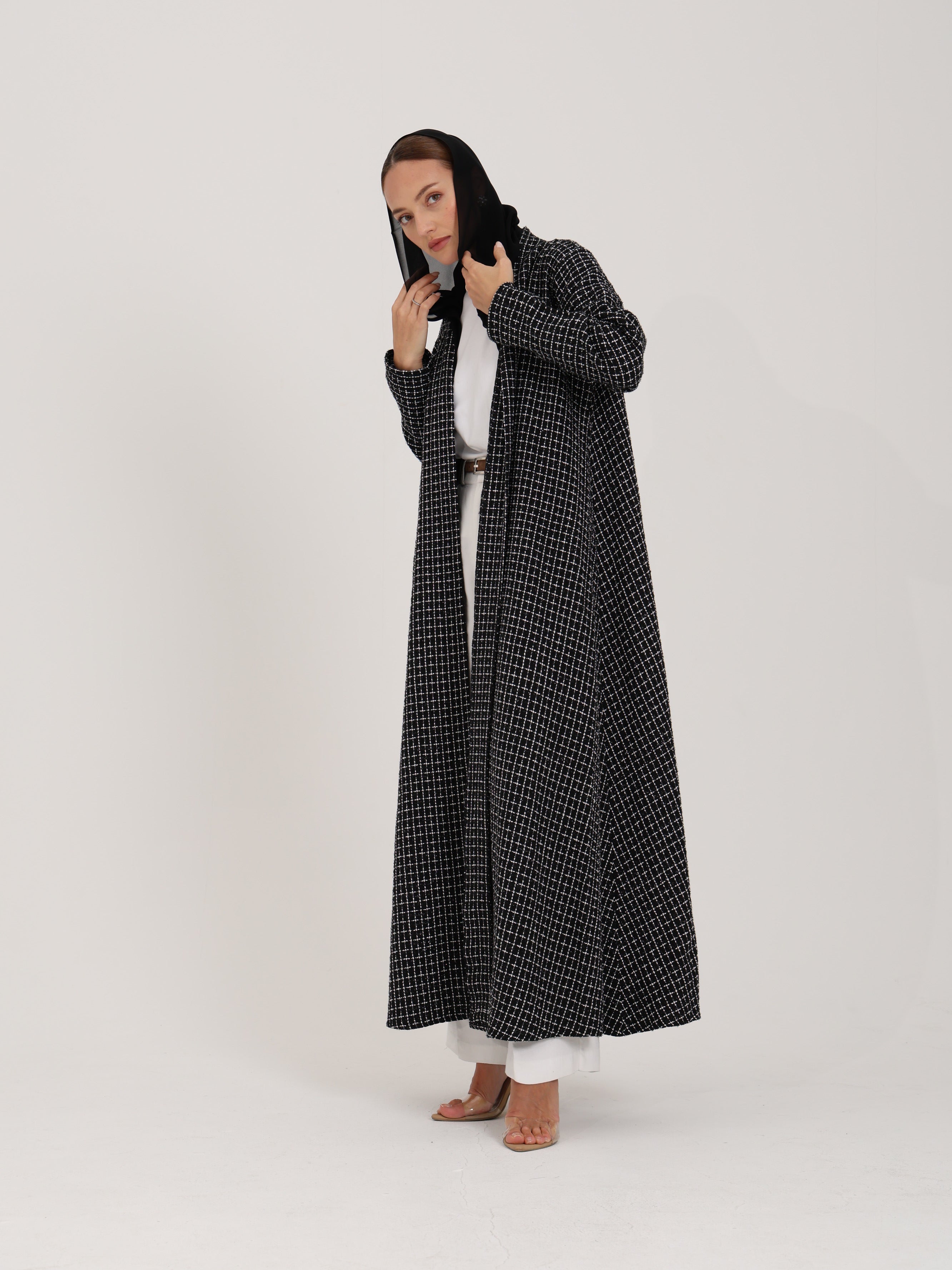 Tweed abaya hotsell